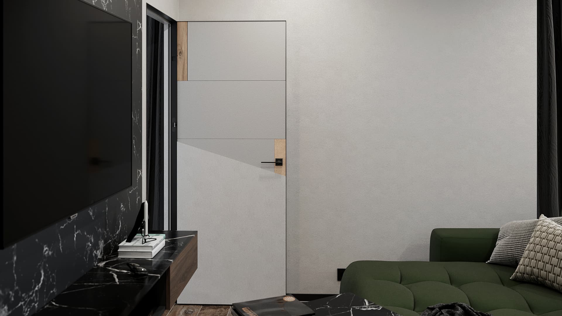Двері прихованого монтажу Alumdoors Base — фото 10